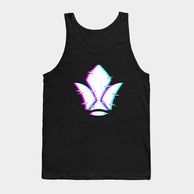 tekkadan glitch logo Tank Top by spoilerinc